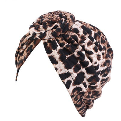 stretchable soft cotton easy to flat knot style design head cap