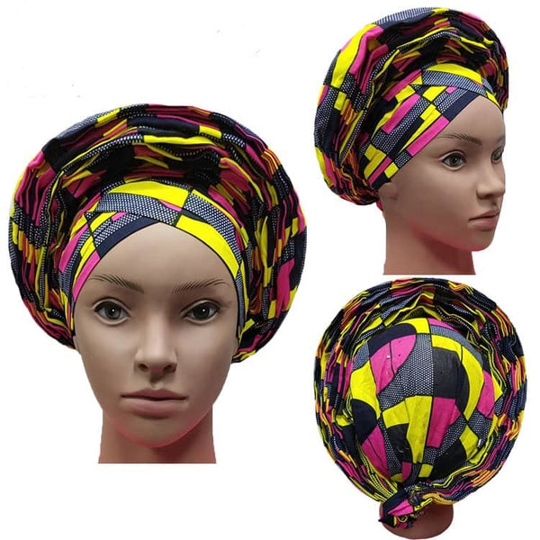 Pre-Made Ankara Headwraps (Gele)