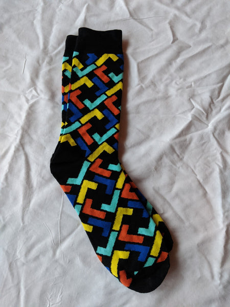 Unisex male female colorful cotton lycra good quality fabric gold yellow sky blue red black design socks