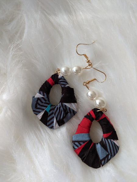 Ankara Fabric Earrings