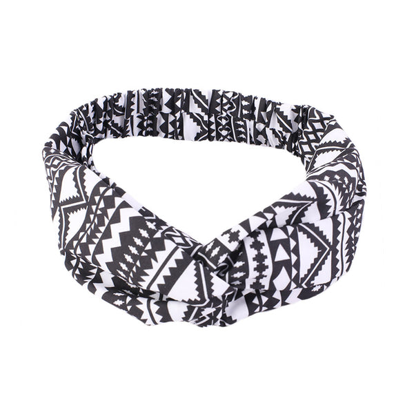 African Pattern Print Twist Headband