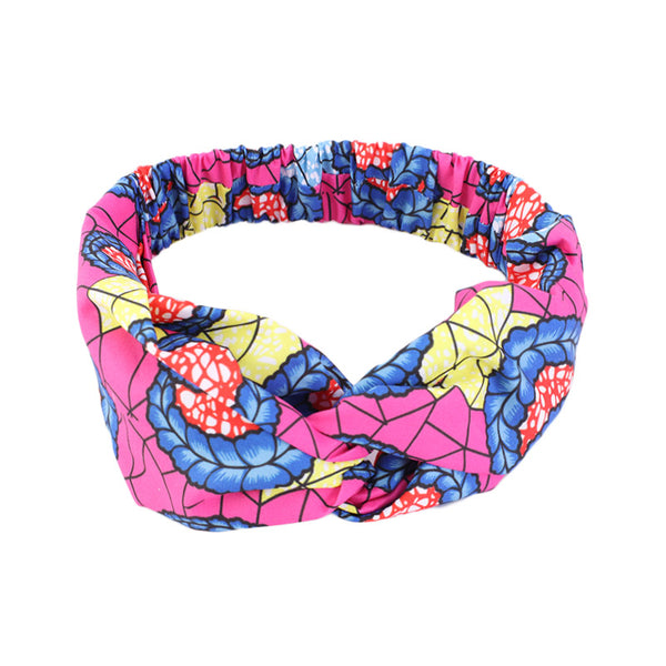 African Pattern Print Twist Headband