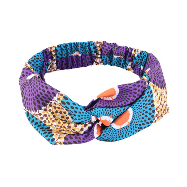 African Pattern Print Twist Headband