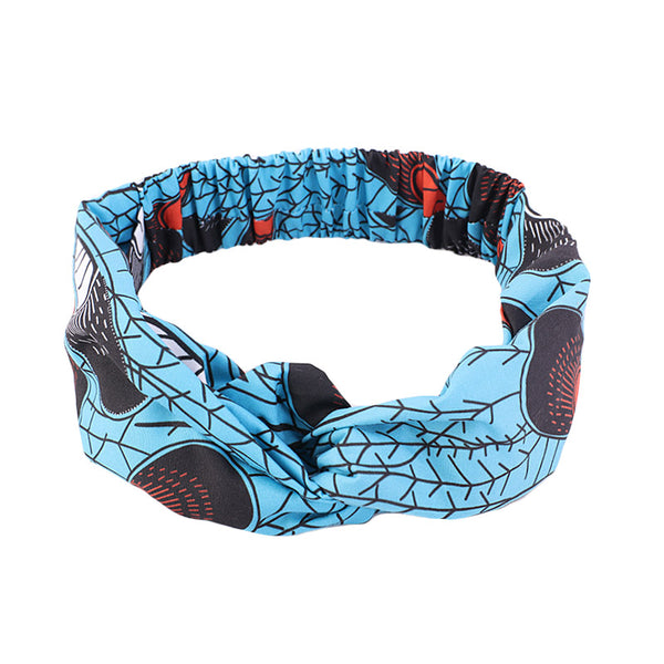 African Pattern Print Twist Headband