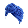 Cotton stretchable stylish one size fits adjustable pre-knotted adult head cap 