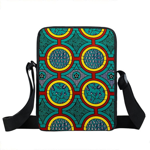 African Pattern Small Messenger/Shoulder Bag