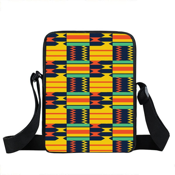 African Pattern Small Messenger/Shoulder Bag