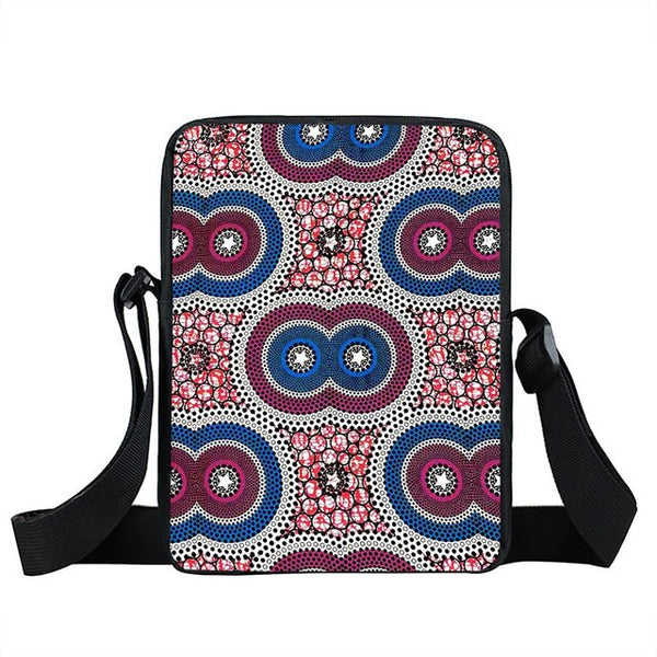 African Pattern Small Messenger/Shoulder Bag
