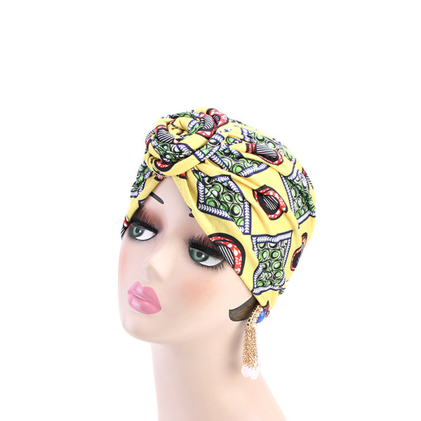 Cotton stretchable stylish one size fits adjustable flat knot hat cap adult female yellow red lime green black white